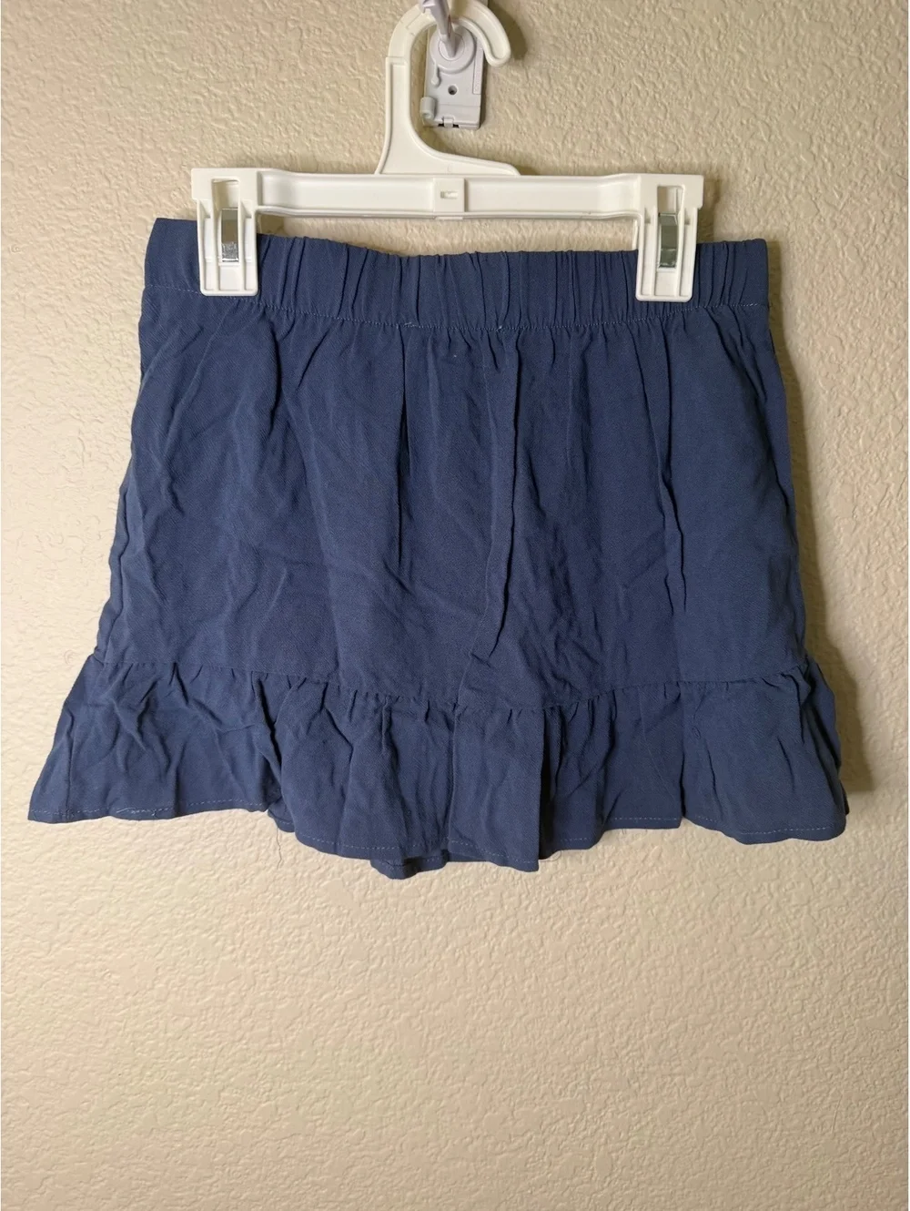 Crown of Hearts Girls Medium Navy Skirt